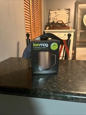 Self-Heating Coffee Mug with Charging Coaster - Gray